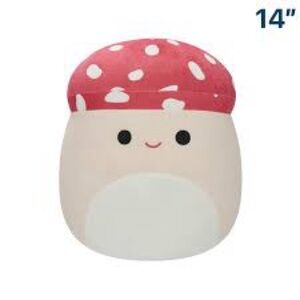 Squishmallow Malcolm The Mushroom Toy - 14 Inch NWT